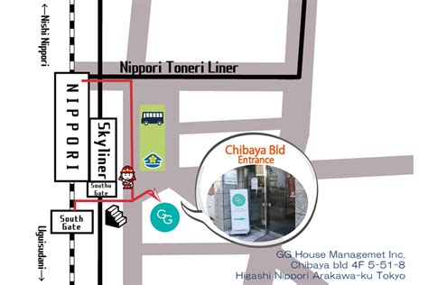 gg house tokyo|Nippori office .
